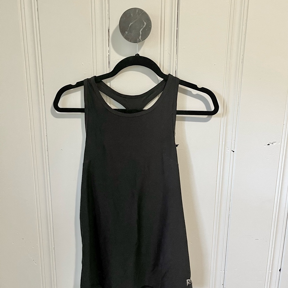 Kenneth Cole Black Tank Top with Racerback Design